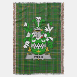 Irish Weld Jackar av Arm Family Crest Ireland Filt