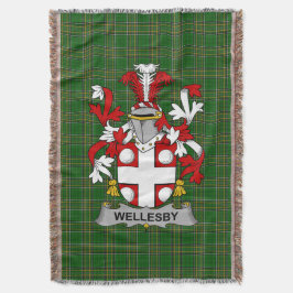 Irish Wellesby Jackar Arm Family Crest Ireland Filt