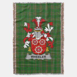 Irish Wheeler Jackar av Arm Family Crest Ireland Filt