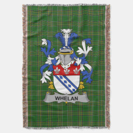 Irish Whelan Jackar om Arm Family Crest Ireland Filt