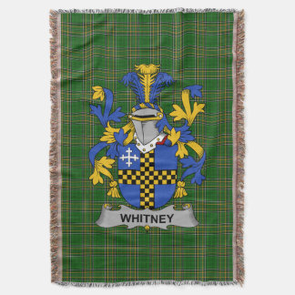 Irish Whitney Jackar om Arm Family Crest Ireland Filt