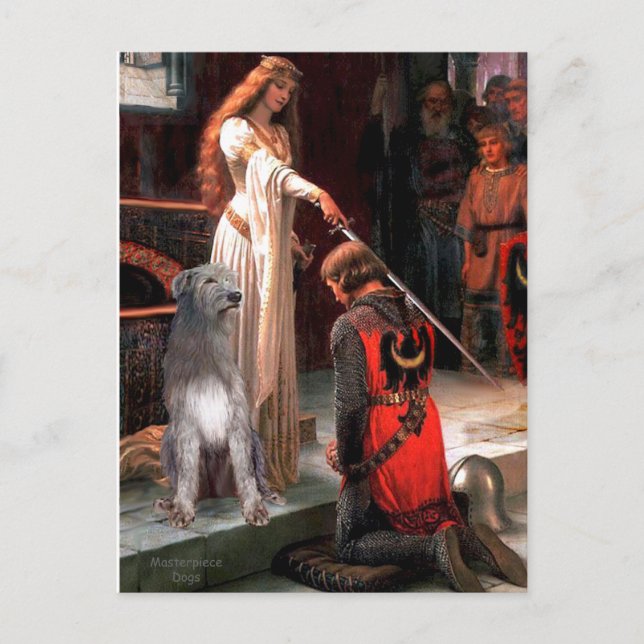 Irish Wolfhound 1 - Accolade Vykort (Framsida)