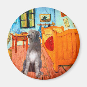 Irish Wolfhound 1 - Lokal i Arles Magnet