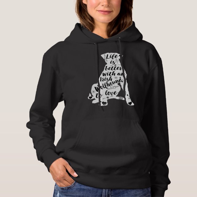 Irish Wolfhound Dog for Irish Wolfhound Dog T Shirt (Framsida)