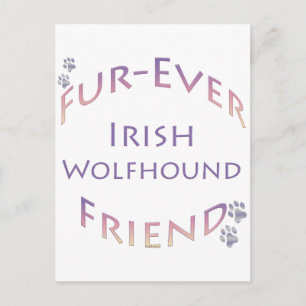 Irish Wolfhound Furever Vykort