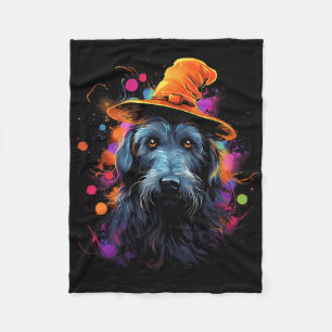Irish Wolfhound Halloween Hund Pet Hund Fleecefilt