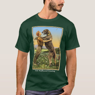 "Irish Wolfhound Hälsning" T Shirt
