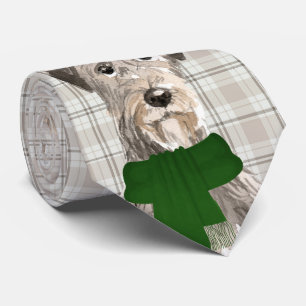 Irish Wolfhound Hund älskare Taupe Play jul Slips