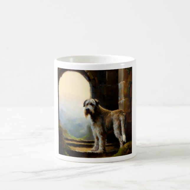 Irish Wolfhound Hund Kaffemugg (Center)
