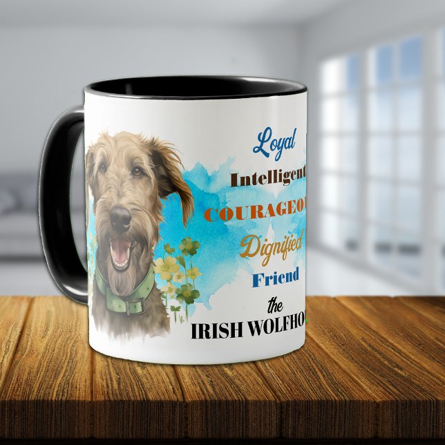 Irish Wolfhound Hund Loyal Friend Mugg (Skapare uppladdad)