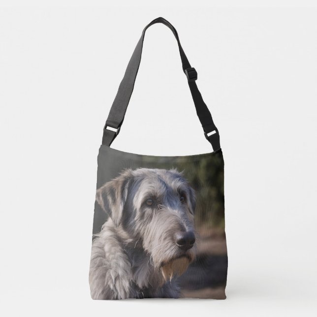 Irish Wolfhound, jag är inte förtjust, Axelväska (Framsida)