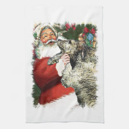 Irish Wolfhound jul Kökshandduk