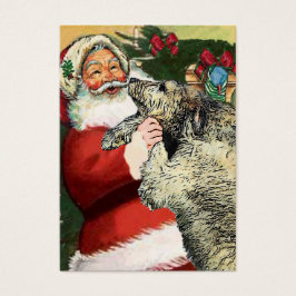 Irish Wolfhound-julklappar Visitkort