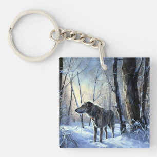 Irish Wolfhound Låt det snöa jul