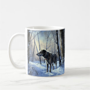Irish Wolfhound Låt det snöa jul Kaffemugg