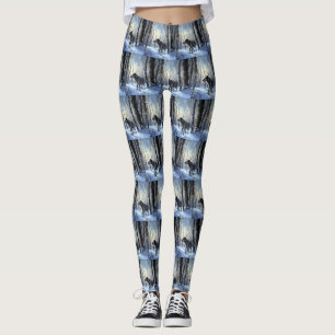 Irish Wolfhound Låt det snöa jul Leggings