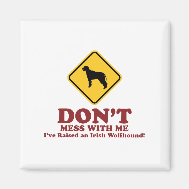 Irish Wolfhound Magnet (Framsidan)