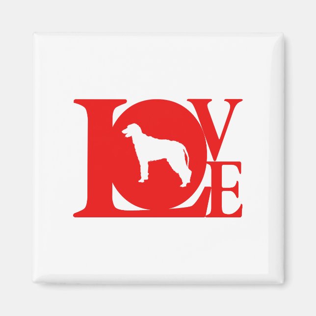 Irish Wolfhound Magnet (Framsidan)