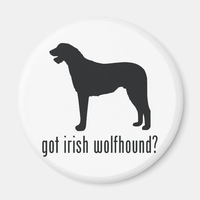 Irish Wolfhound Magnet (Framsidan)