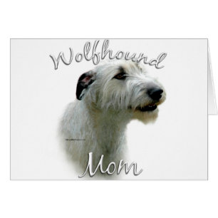 Irish Wolfhound Mamma 2 Hälsningskort