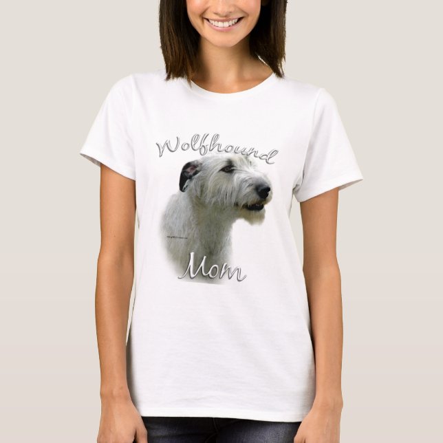 Irish Wolfhound Mamma 2 T-shirt (Framsida)