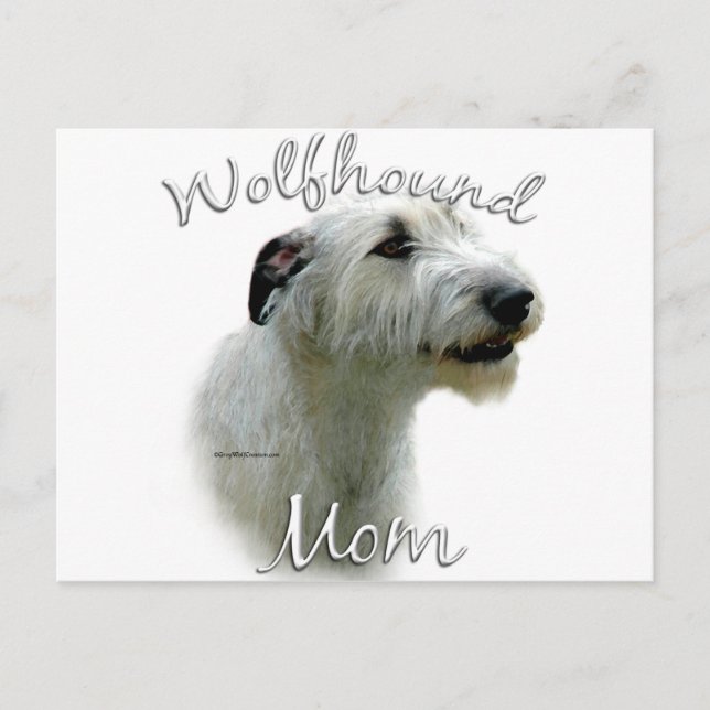 Irish Wolfhound Mamma 2 Vykort (Framsida)