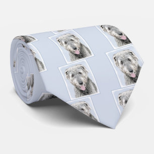 Irish Wolfhound Painting - Cute Original Hund Art Slips
