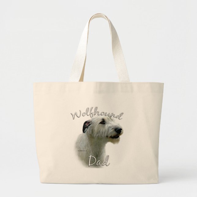 Irish Wolfhound Pappa 2 Jumbo Tygkasse (Framsidan)