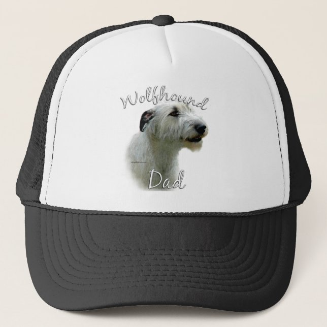 Irish Wolfhound Pappa 2 Truckerkeps (Framsida)