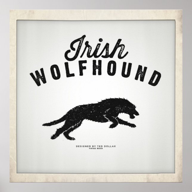 Irish Wolfhound Poster (Framsidan)