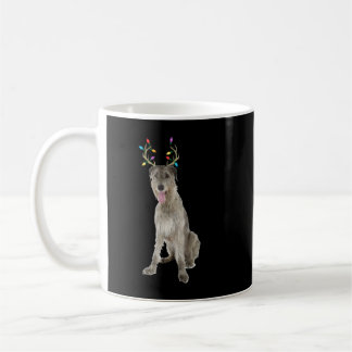 Irish Wolfhound Reindeer jul-Hund Kaffemugg