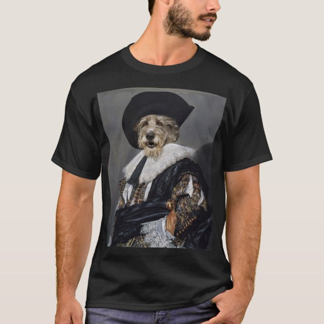 Irish Wolfhound Renaissance Hund T-Shirt (Framsida)