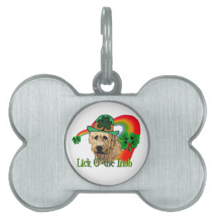 Irish Wolfhound St Patricks ID-bricka Husdjur