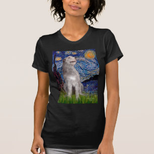 Irish Wolfhound - Starry Night (Vert) Tröja
