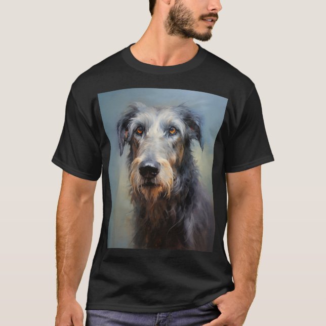 Irish Wolfhound T Shirt (Framsida)