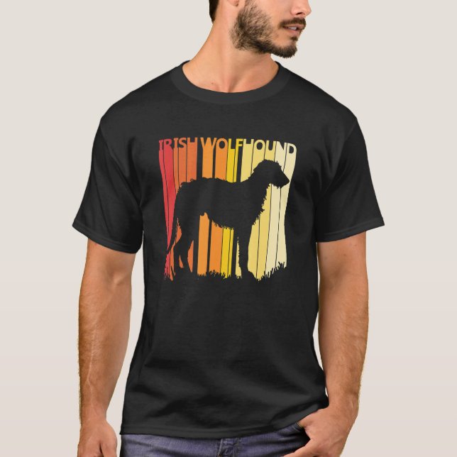 Irish Wolfhound T Shirt (Framsida)