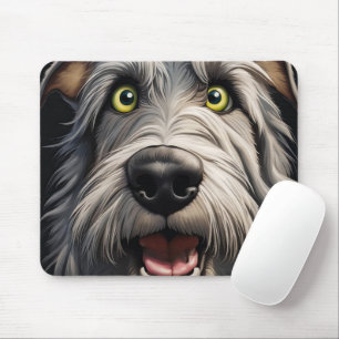 Irish Wolfhound Tecknad Musmatta