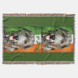 Irish Wolfhound Throw Blanket Filt