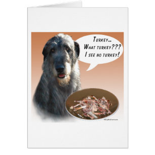 Irish Wolfhound Turkiet Hälsningskort