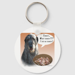 Irish Wolfhound Turkiet Nyckelring