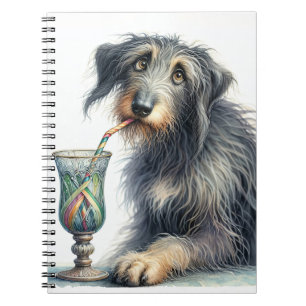 Irish Wolfhound with Soda Anteckningsbok