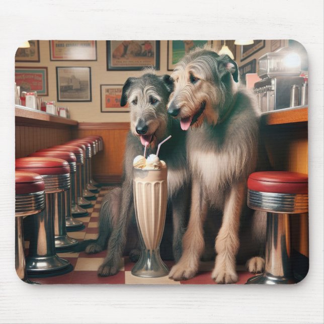 Irish Wolfhounds in Retro Middag Musmatta (Framsidan)