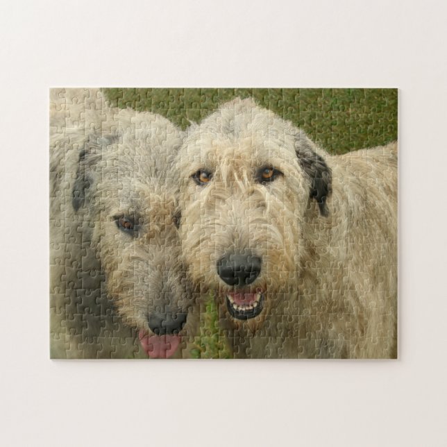 Irish Wolfhounds Photo Pussel (Horisontell)