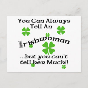 Irish Woman - du kan alltid säga.. Vykort