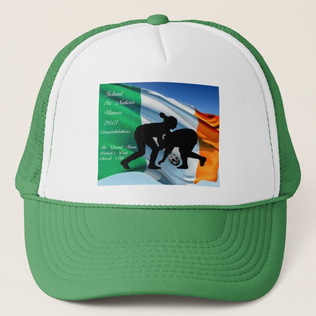 Irish Women rugby hat Truckerkeps (Framsida)