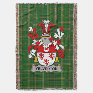Irish Yelverton Jackar av Arm Family Crest Ireland Filt