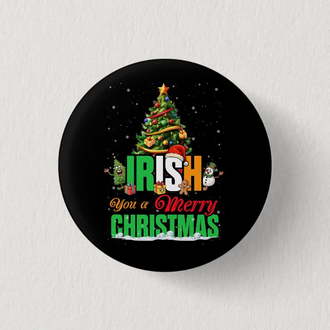 Irish You A God jul Santa Irish Flagga Chris Knapp (Framsida)