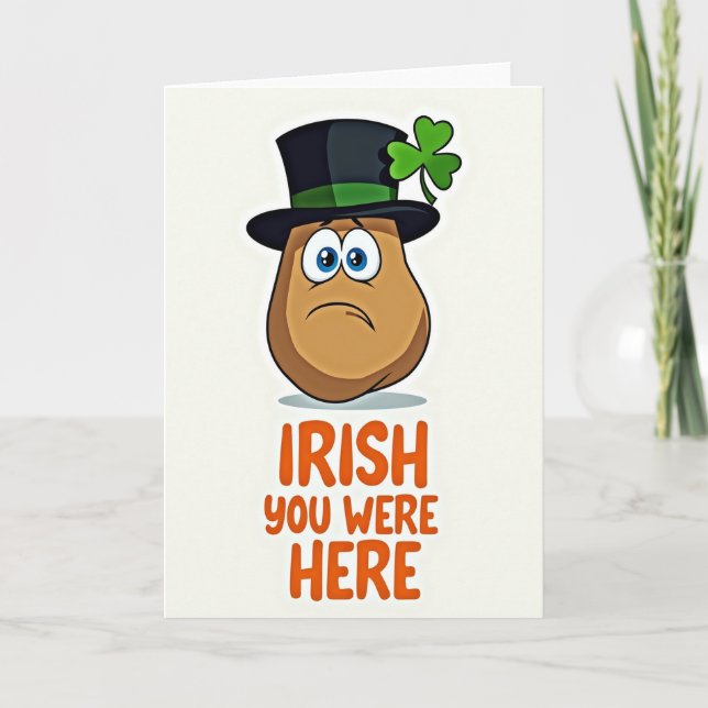 Irish You Were Here-kort Kort (Framsida)