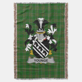 Irish Younge Jackar om Arm Family Crest Ireland Filt