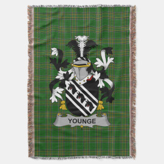 Irish Younge Jackar om Arm Family Crest Ireland Filt